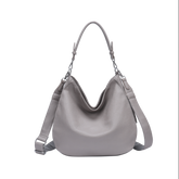 Slouchy taske med lynlås 36x13x30cm - Ingen returret - ITFEB25